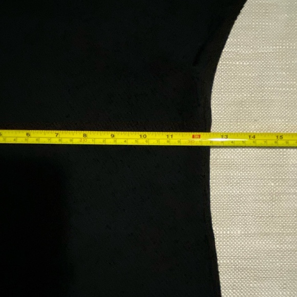 Workhall Black Knit Wrap Style Long Sleeve Fitted V-Neck Sweater- Sz-M - Picture 15 of 16